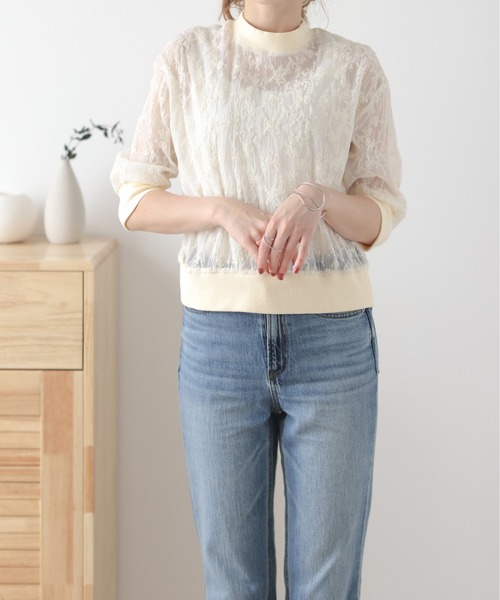 セール】シアー刺繍トップス（その他トップス）｜AMELY