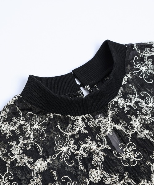 セール】シアー刺繍トップス（その他トップス）｜AMELY