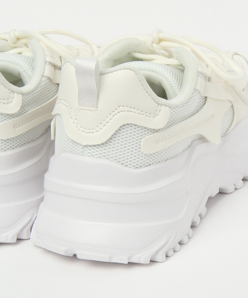 ALAND（エーランド）の「ダッドシューズ 2961837（スニーカー・レディース・ホワイト・MEDIUM/LARGE）」の5枚目の写真