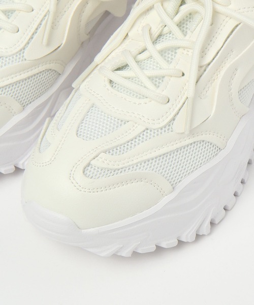 ALAND（エーランド）の「ダッドシューズ 2961837（スニーカー・レディース・ホワイト・MEDIUM/LARGE）」の7枚目の写真
