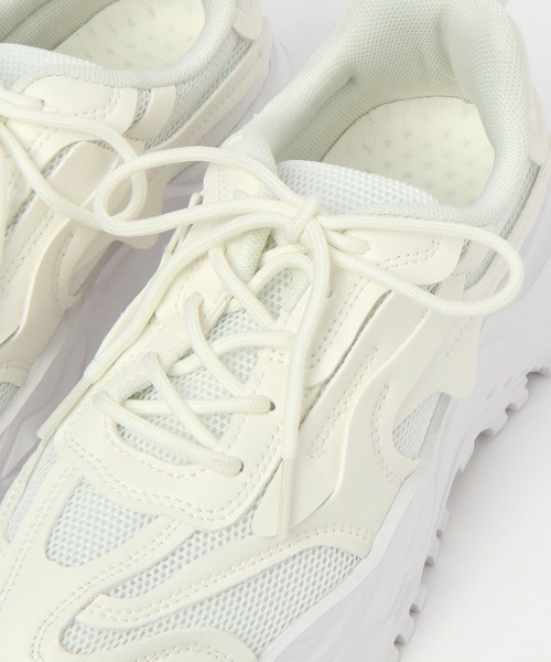 ALAND（エーランド）の「ダッドシューズ 2961837（スニーカー・レディース・ホワイト・MEDIUM/LARGE）」の6枚目の写真
