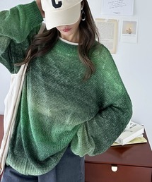 Java | 《JAVAジャバ 別注》お洒落＆抜け感。マルチウェイ グラデーション メッシュ編みニット(ニット/セーター)