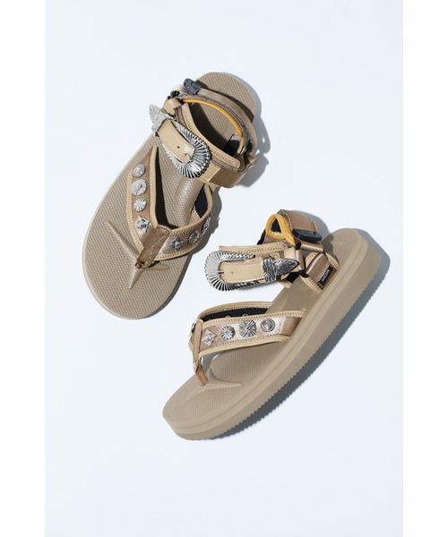 TOGA PULLA(トーガ プルラ)の「TOGA × SUICOKE レディース TOGA × SUICOKE TONO(サンダル・レディース・ブラック/ベージュ/カーキブラウン・24/25/23)」の4枚目の写真