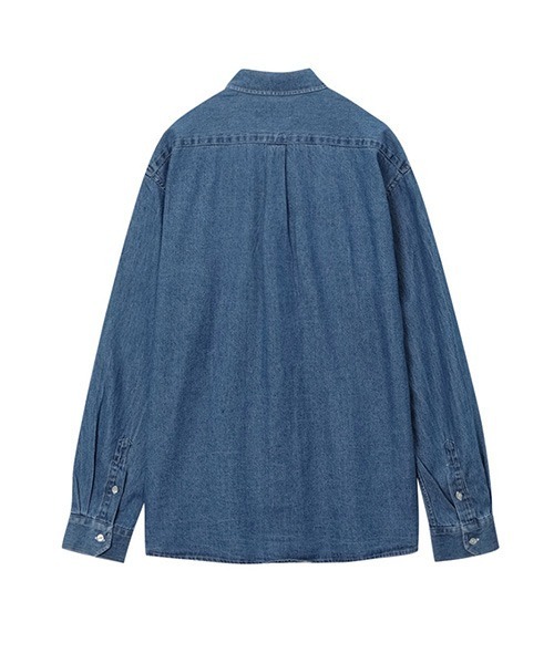 ASCLO(エジュクロ)の「【THE KLOBAL STAGE 韓国アイドル着用】ASCLO Digan Classic Denim Shirt(シャツ/ブラウス・メンズ・ダークブルー・MEDIUM/LARGE)」の2枚目の写真