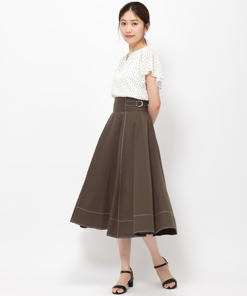 MISCH MASCH(ミッシュマッシュ)の「■2023春夏新作■サイドバックルスカート/MM327219(スカート・レディース・ブラック/ブラウン/ピンク/ブルー・S/M)」の5枚目の写真