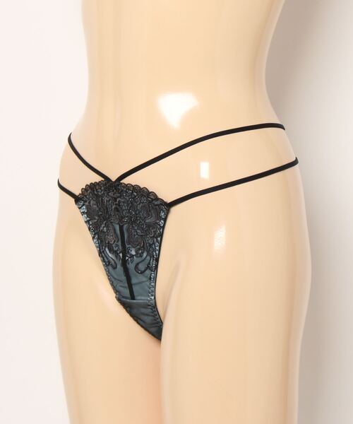 RAVIJOUR ファンフラワーブラショーツTバックセットE75 M RAVIJOUR ショーツ フラワードレス コード Tバック : ZOZOTOWN