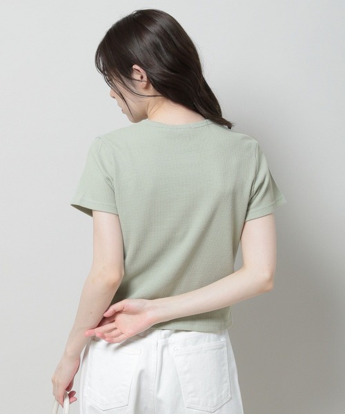 3.3 Field Trip (3.3フィールドトリップ)の「3.3 Field Trip/ロゴT 2970130(Tシャツ/カットソー・レディース・アイボリー/セージグリーン・FREE)」の11枚目の写真