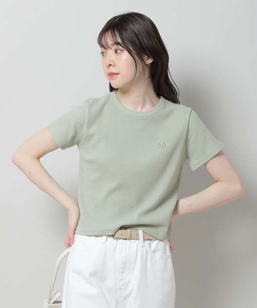3.3 Field Trip (3.3フィールドトリップ)の「3.3 Field Trip/ロゴT 2970130(Tシャツ/カットソー・レディース・アイボリー/セージグリーン・FREE)」の19枚目の写真