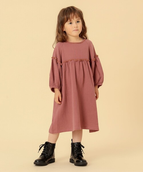 BEAMS mini（ビームスミニ）の「BEAMS mini / レースアップ ショートブーツ（16～19cm）（ブーツ・キッズ・モカ/ブラック・16/17/18/19）」の9枚目の写真