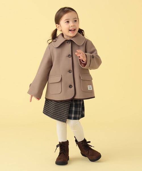 BEAMS mini（ビームスミニ）の「BEAMS mini / レースアップ ショートブーツ（16～19cm）（ブーツ・キッズ・モカ/ブラック・16/17/18/19）」の12枚目の写真