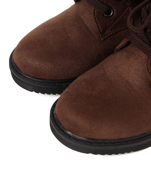 BEAMS mini（ビームスミニ）の「BEAMS mini / レースアップ ショートブーツ（16～19cm）（ブーツ・キッズ・モカ/ブラック・16/17/18/19）」の15枚目の写真