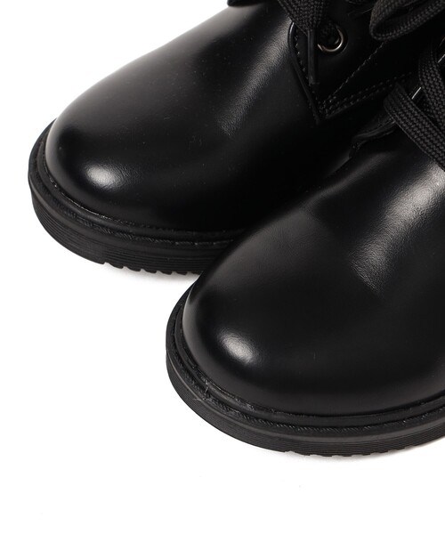 BEAMS mini（ビームスミニ）の「BEAMS mini / レースアップ ショートブーツ（16～19cm）（ブーツ・キッズ・モカ/ブラック・16/17/18/19）」の20枚目の写真