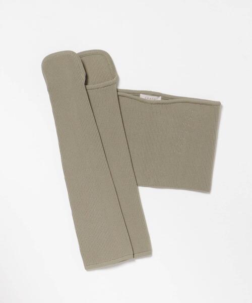 LAATO(ラート)の「BUSTIER ARMWARMERS(ニット/セーター・レディース・ブラウン/ベージュ/ボルドー・FREE)」の4枚目の写真