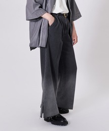 ONCILY | GRADATION DENIM WIDE PANTS / グラデーションデニムワイドパンツ(デニムパンツ)
