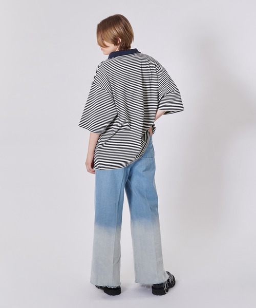 ONCILY（オンシェリー）の「GRADATION DENIM WIDE PANTS