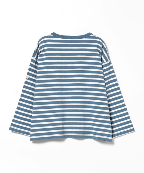 BEAMS mini（ビームスミニ）の「BEAMS mini / ボーダー ロングスリーブ Tシャツ 23FW（90～150cm）（Tシャツ/カットソー・キッズ・ホワイト系その他5/その他1/ブルー系その他3/その他・90/150/100/110/130/140/120）」の15枚目の写真
