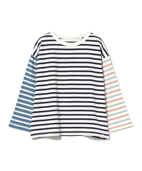 BEAMS mini（ビームスミニ）の「BEAMS mini / ボーダー ロングスリーブ Tシャツ 23FW（90～150cm）（Tシャツ/カットソー・キッズ・ホワイト系その他5/その他1/ブルー系その他3/その他・90/150/100/110/130/140/120）」の20枚目の写真
