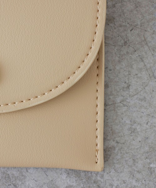 EFOLE(エフォル)の「Smart phone shoulder bag / スマホショルダー バッグ(ショルダーバッグ・レディース・ブラック/キャメル/グリーン/イエロー/グレイッシュブルー・FREE)」の21枚目の写真