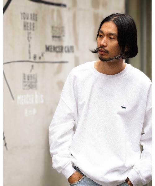 PENNEYS(ぺニーズ)の「PENNEY'S / ペニーズ THE FOX CREW SWEAT フォックス ワンポイント クルーネックスウェット(スウェット・メンズ・チャコールグレー/サンドベージュ/ライトグレー/ブラック/ホワイト/ネイビー/ワイン/ダークグリーン/レッド・SMALL/LARGE/MEDIUM/X-LARGE)」の10枚目の写真