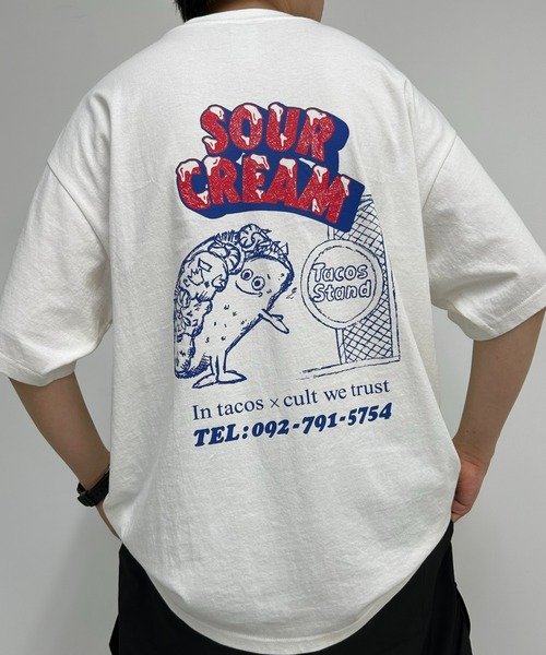 tシャツ 「SOUR CREAM/サワークリーム」モンローサッカーユニフォームTEE レディース メンズ Sourcream（サワークリーム）の「MONICHIKI HOUSE × SOUR CREAM