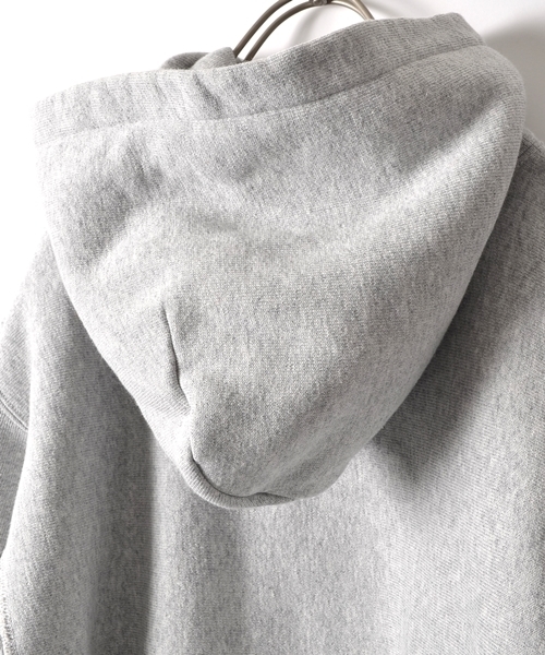 Champion（チャンピオン）の「Champion(チャンピオン)×SHIPS AUTHENTIC: 別注 リバースウィーブ プルオーバー スナップ/フーデッド スウェット■（パーカー・メンズ・ネイビー/ナチュラル/ヘザ－グレー・LARGE/MEDIUM/SMALL）」の10枚目の写真