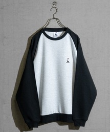 Red Cap Girl | 【a-r】〔Red Cap Girl/レッドキャップガール〕ワンポイント刺繍 ラグラン クルーネックスウェット(スウェット)