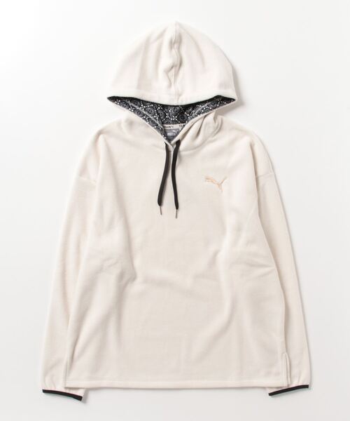 PUMA(プーマ)の「プーマ PUMA LOGO LOVE フーディー_(パーカー・レディース・オフホワイト/ブラック・XL/L/M)」の2枚目の写真