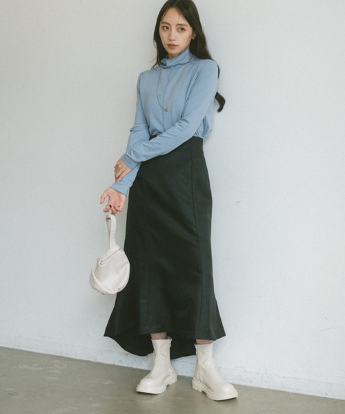 VANNIE U(ヴァニーユー)の「トラックソールショートブーツ(ブーツ・レディース・アイボリー/ブラック・SMALL/MEDIUM/LARGE)」の14枚目の写真