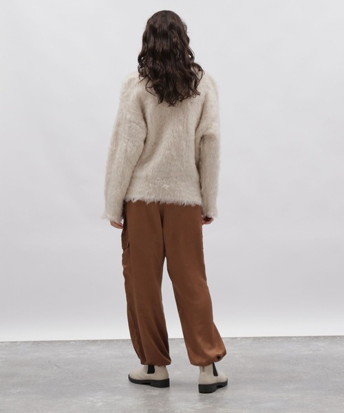 LAKOLE（ラコレ）の「サテンカーゴパンツ / 981218（カーゴパンツ・レディース・ブラック/カーキ/ブラウン・SMALL/MEDIUM）」の9枚目の写真