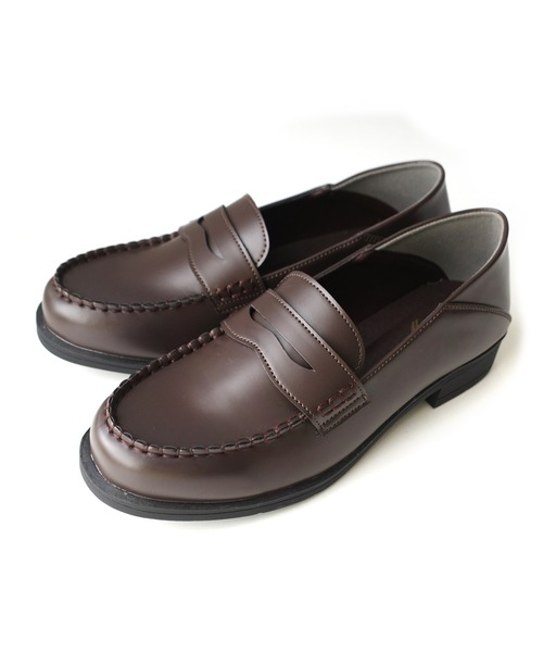 柔らか！痛くない！2WAYスクールコインローファー/通学靴