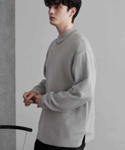 美品　FR2GOLF ニットモックネックTシャツ L モックネックミラノリブニットTシャツ | LACOSTE/ラコステ