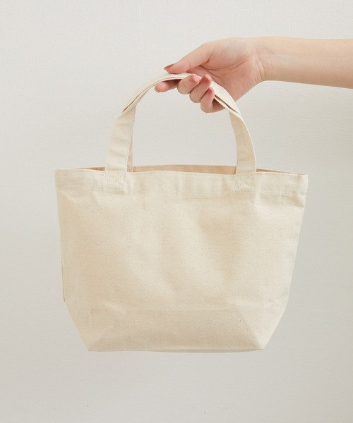 Paradise Picnic（パラダイスピクニック）の「【パペットスンスン】ランチトートバッグ（トートバッグ・レディース・アイボリー/グレー・FREE）」の17枚目の写真