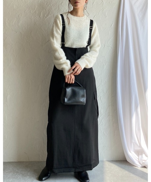 She's Closet(シーズクローゼット)の「ショート丈長袖グリッターラメシャギーニット(ニット/セーター・レディース・アイボリー/ピンク/グレイッシュブルー・FREE)」の16枚目の写真