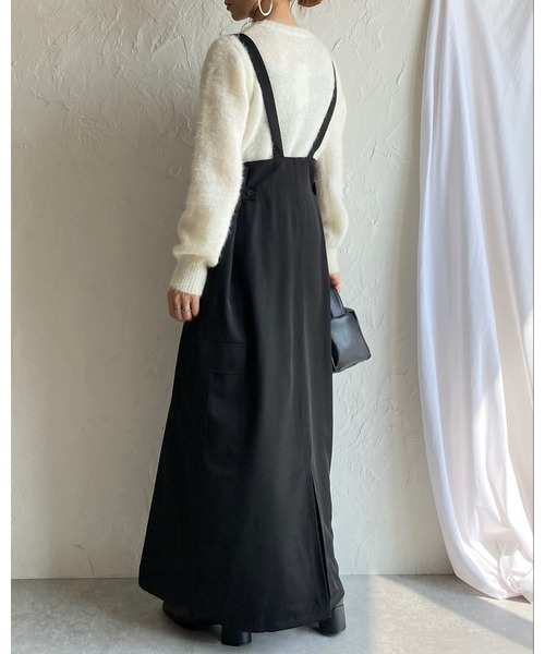 She's Closet(シーズクローゼット)の「ショート丈長袖グリッターラメシャギーニット(ニット/セーター・レディース・アイボリー/ピンク/グレイッシュブルー・FREE)」の17枚目の写真