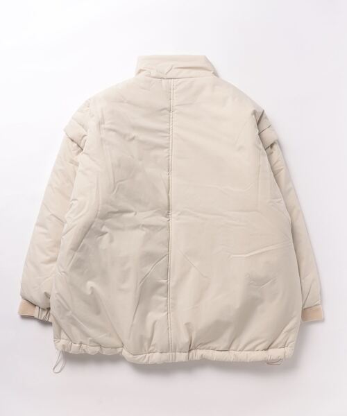 STYLEBLOCK(スタイルブロック)の「ファイバーダウンオーバーサイズミリタリージャケット(ミリタリージャケット・レディース・ホワイト系その他/ブラック/グレイッシュベージュ/オリーブ・M)」の5枚目の写真