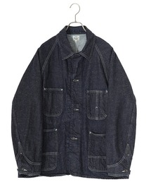 GOLD | GOLD / ゴールド：RECYCLED WASTE SUVIN COTTON YARN 11.5oz. DENIM WORK COAT：23B-GL15377A[MUS](デニムジャケット)