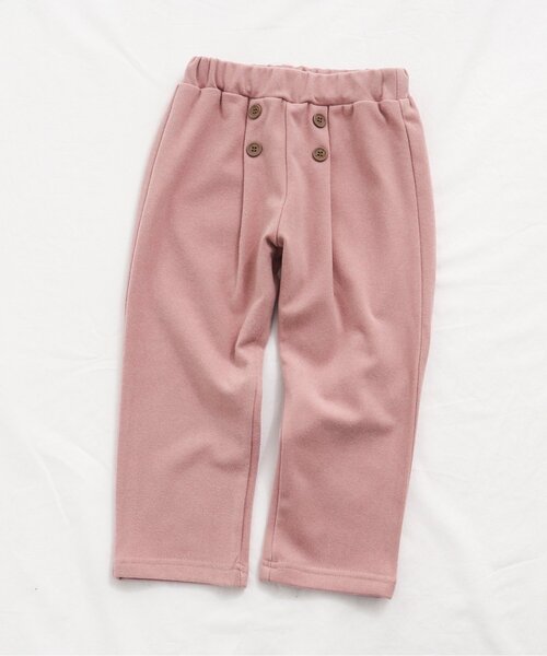 apres les cours（アプレレクール）の「あったかタックパンツ/7days Style pants（その他パンツ・キッズ・ブラウン/チャコール/ピンク/アイボリー・120/130/80/110/90/100）」の4枚目の写真