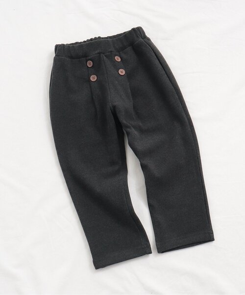 apres les cours（アプレレクール）の「あったかタックパンツ/7days Style pants（その他パンツ・キッズ・ブラウン/チャコール/ピンク/アイボリー・120/130/80/110/90/100）」の3枚目の写真