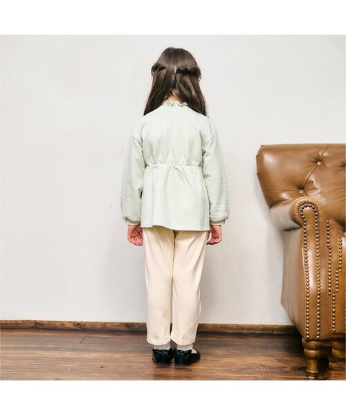 apres les cours（アプレレクール）の「あったかタックパンツ/7days Style pants（その他パンツ・キッズ・ブラウン/チャコール/ピンク/アイボリー・120/130/80/110/90/100）」の6枚目の写真