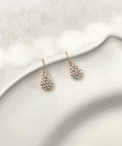 シズクパヴェピアス(ピアス(両耳用))|Three Four Time シズクパヴェピアス(ピアス(両耳用))|Three Four Time
