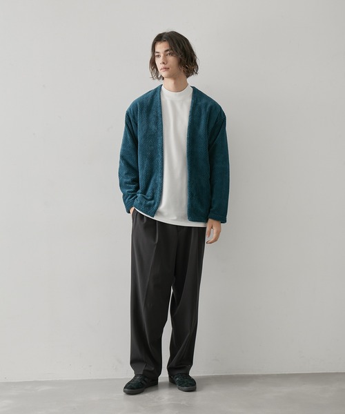  j.n.r.d（ジェー・エヌ・アール・ディー）の「j.n.r.d/Fluffyアンサンブルカーディガン（カーディガン/ボレロ・メンズ・ブラック/グリーン/ベージュ・M/LL/L）」の14枚目の写真