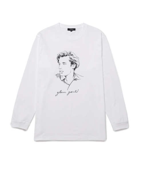 bonjour records（ボンジュールレコーズ）の「【Stephane Manel/ステファンマネル】 GG L/S TEE GGロングスリーブTシャツ（Tシャツ/カットソー・メンズ・ホワイト/チャコールグレー・L/S/M/XL）」の14枚目の写真