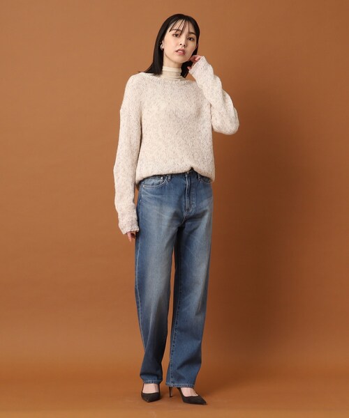 DRESSTERIOR(ドレステリア)の「◆ラメノットヤーンシアーニット(ニット/セーター・レディース・オフホワイト/サックスブルー・34/38/36)」の22枚目の写真