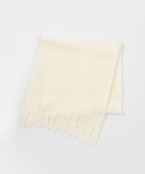 RODE SKO（ロデスコ）の「ラッセル起毛マフラー（マフラー・レディース・オフホワイト/グレー/ミント・ONE）」の16枚目の写真