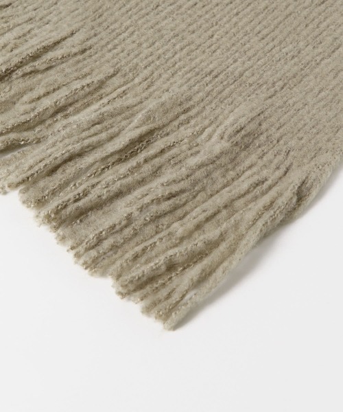 RODE SKO（ロデスコ）の「ラッセル起毛マフラー（マフラー・レディース・オフホワイト/グレー/ミント・ONE）」の22枚目の写真