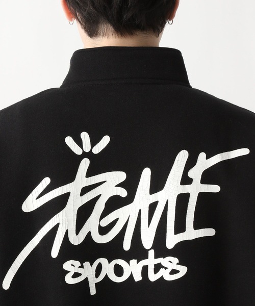 SIGNAL SPORTS(シグナルスポーツ)の「【SIGNAL SPORTS】裏起毛/タギングデザイン/ヘビーウェイトコットン/ハーフジッププルオーバースウェット(スウェット・メンズ・ブラック/ホワイト/イエロー/グリーン・LARGE/MEDIUM)」の19枚目の写真