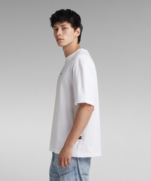 CENTER CHEST BOXY T-SHIRT/ブランドロゴオーバーサイズT（T