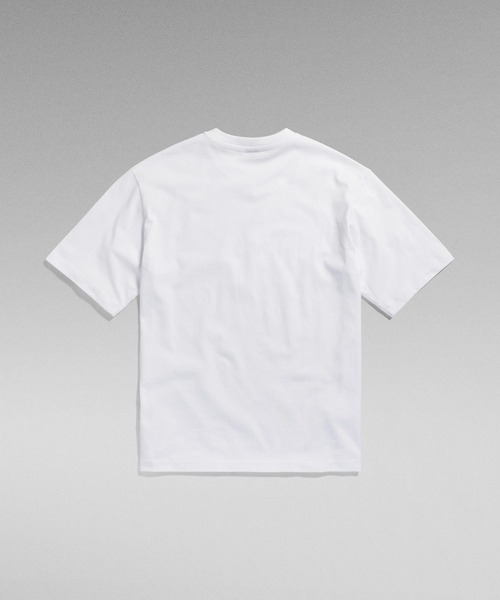 G-STAR（ジースター）の「CENTER CHEST BOXY T-SHIRT/ブランドロゴオーバーサイズT（Tシャツ/カットソー・メンズ・ブルー系その他/ホワイト/ダークブラック・MEDIUM/LARGE/SMALL/X-LARGE/X-SMALL）」の14枚目の写真