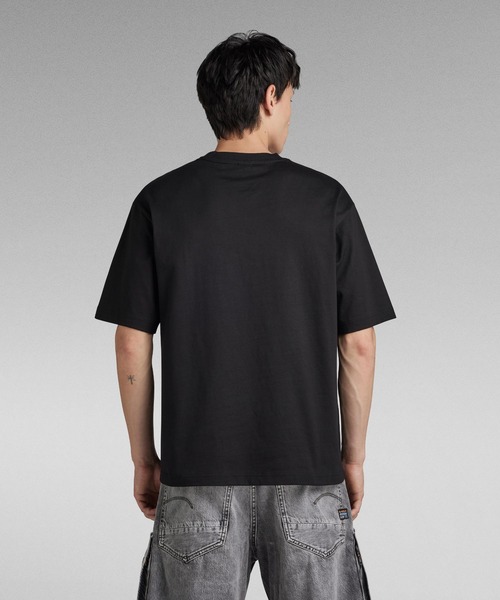 CENTER CHEST BOXY T-SHIRT/ブランドロゴオーバーサイズT（T