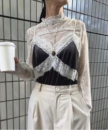 Ameri | VELOUR CAMI SET LACE TOP(シャツ/ブラウス)